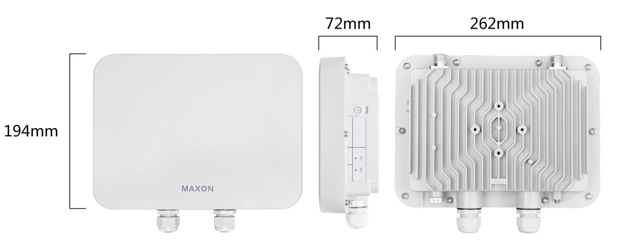 MX6022A-ME8 dimensions