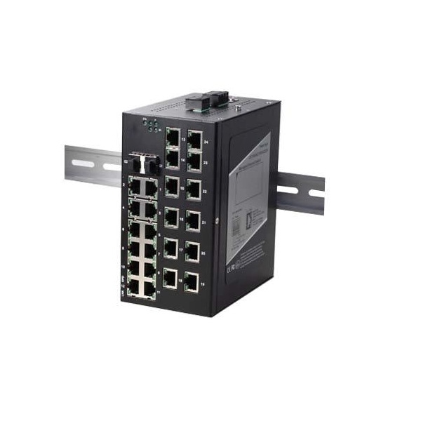 Managed	DIN-rail Gigabit  Industrial Ethernet Switches MXB10M-2G Series